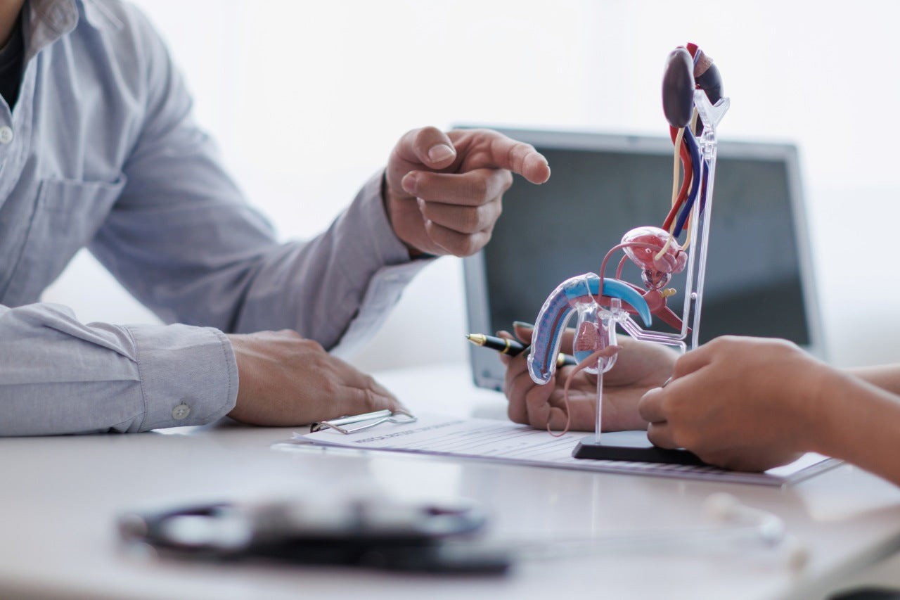 patient and doctor speaking