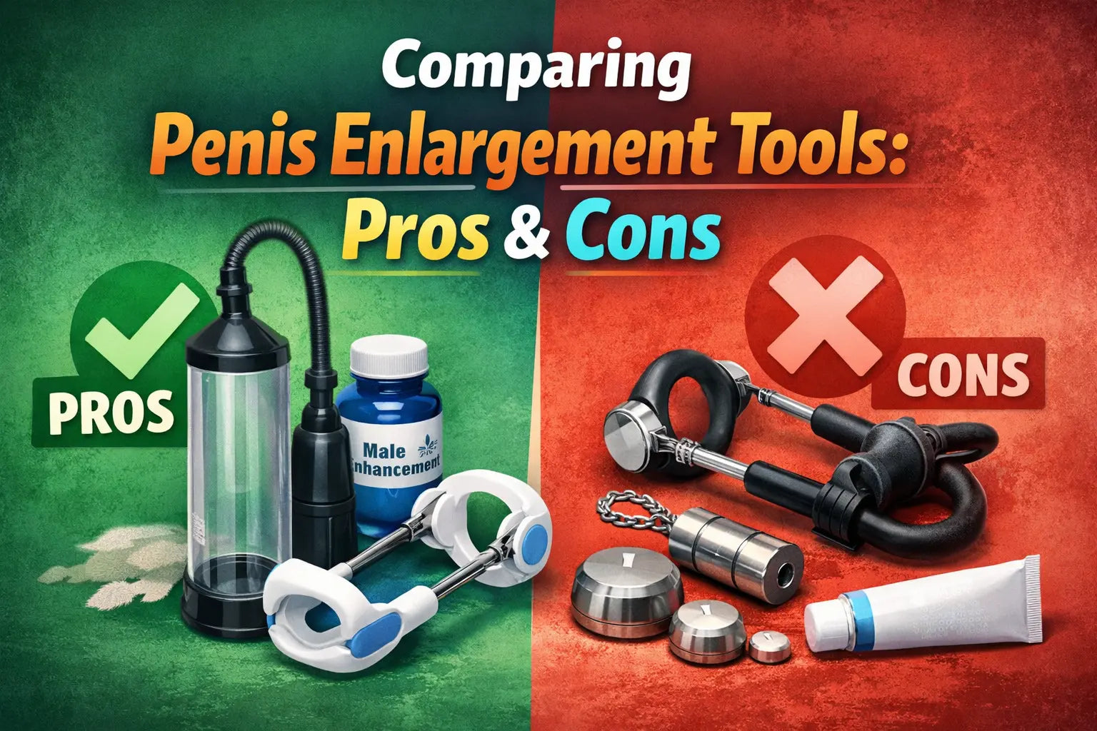 Comparing-Penis-Enlargement-Tools-Pros-Cons